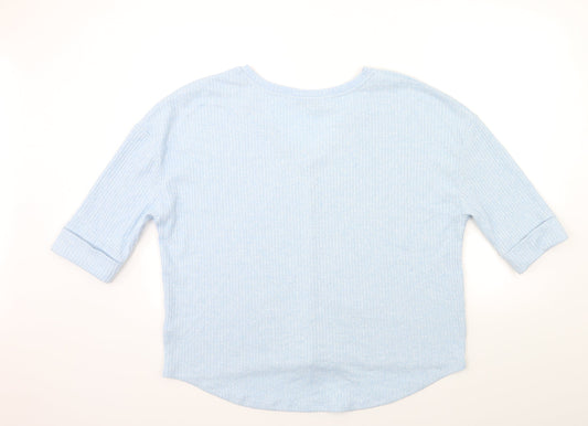 TU Womens Blue  Knit Pullover Jumper Size 18