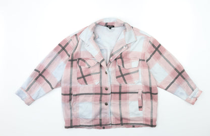 Womens UK Size S Boohoo Pink Jacket