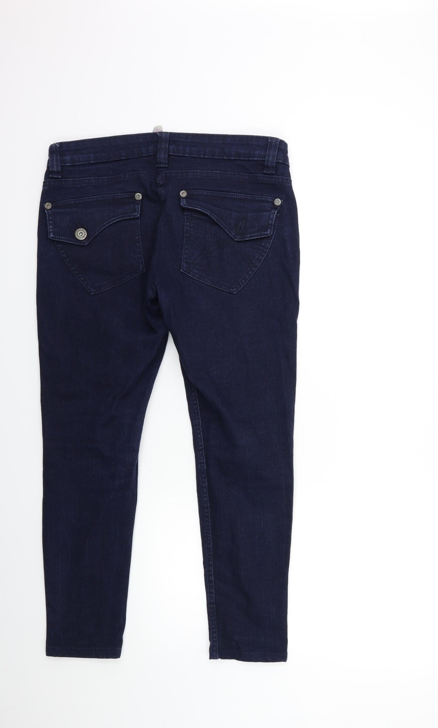 Denim & Co. Womens Blue  Denim Skinny Jeans Size 12 L26 in