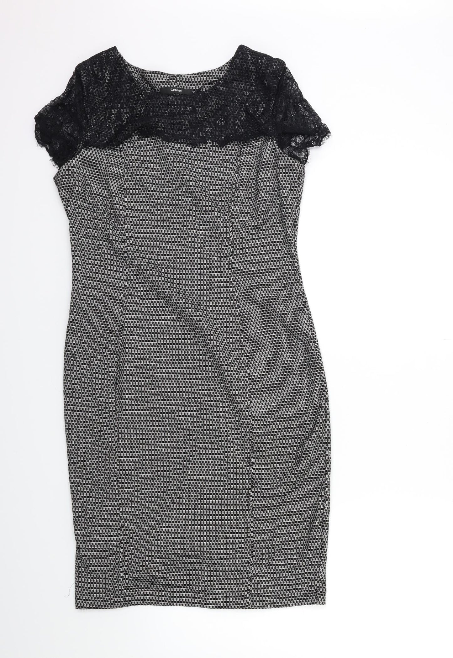 George Womens Black   Bodycon  Size 12