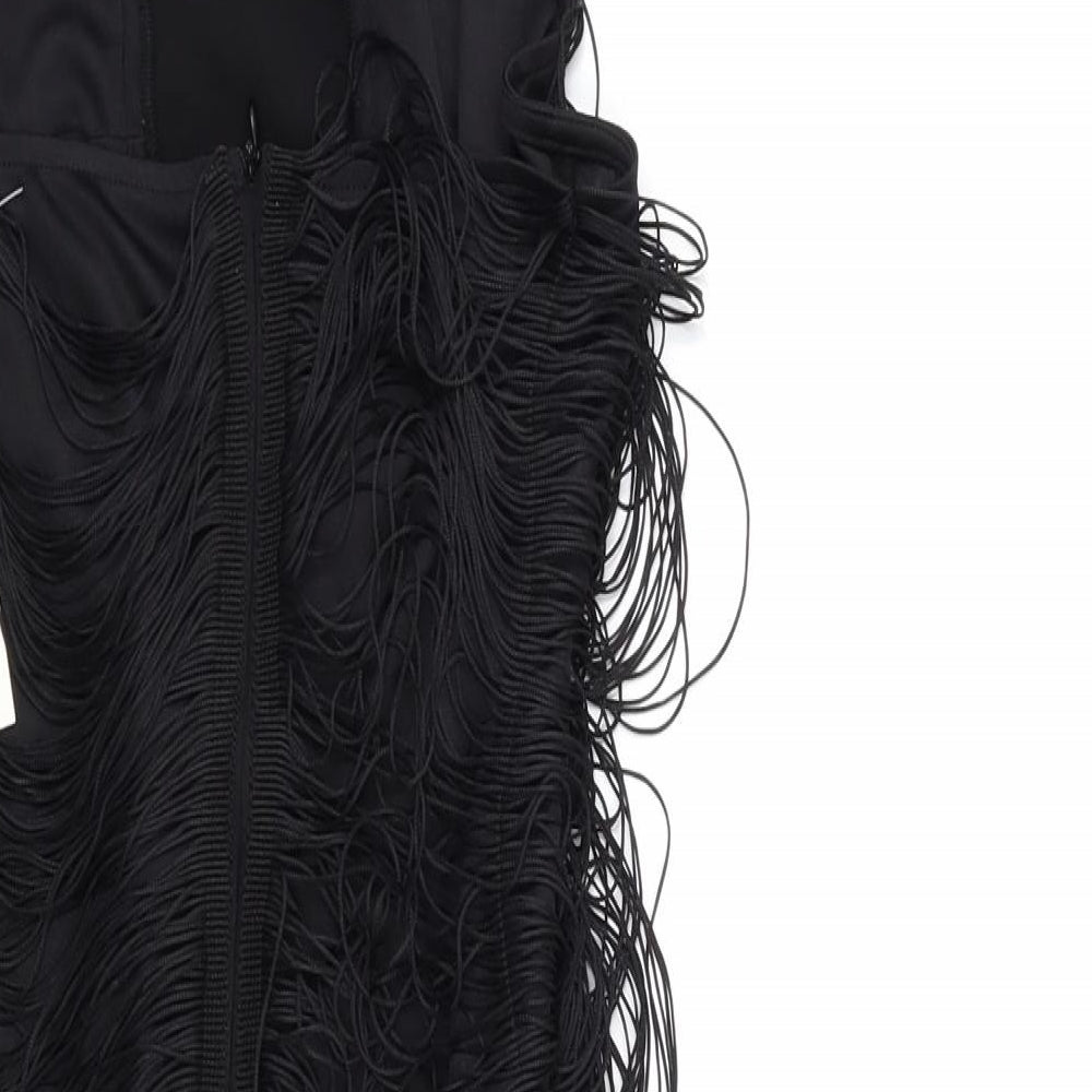 Preworn Womens Black   Bodycon  Size 8