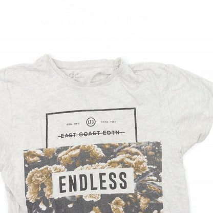 Primark Womens Grey   Basic T-Shirt Size S