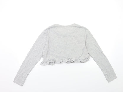 Misspap Womens Grey   Top Pyjama Top Size 8