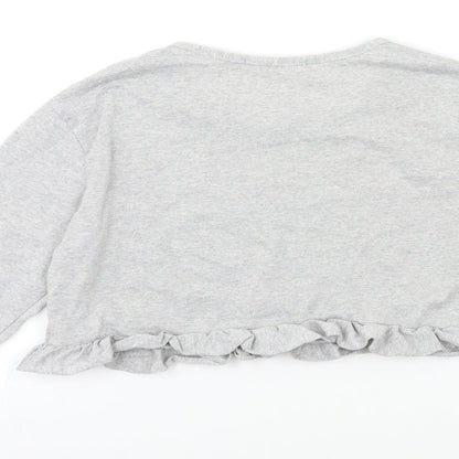 Misspap Womens Grey   Top Pyjama Top Size 8