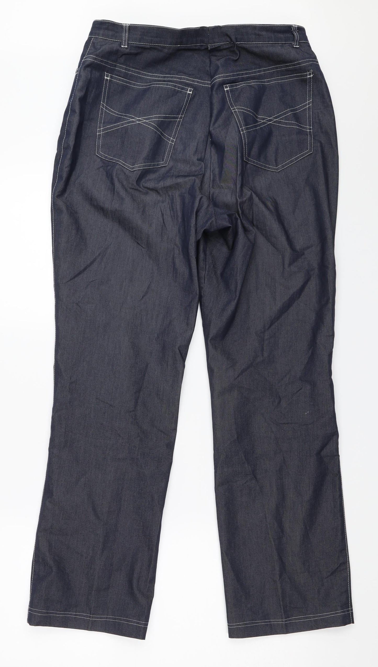 Preworn Womens Blue   Straight Jeans Size 30 in L29 in