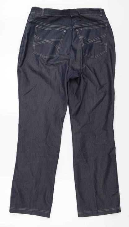 Preworn Womens Blue   Straight Jeans Size 30 in L29 in