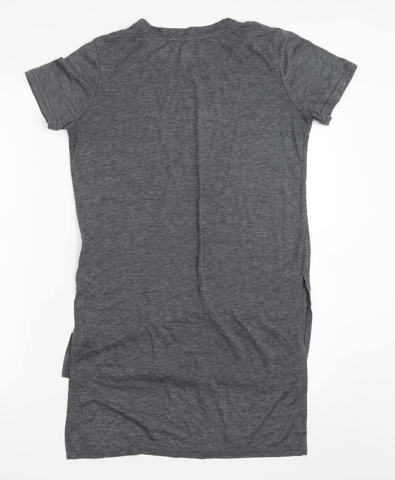 Womens UK Size 8 Atmosphere Grey Basic T-Shirt