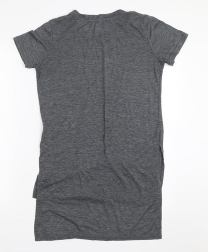 Womens UK Size 8 Atmosphere Grey Basic T-Shirt