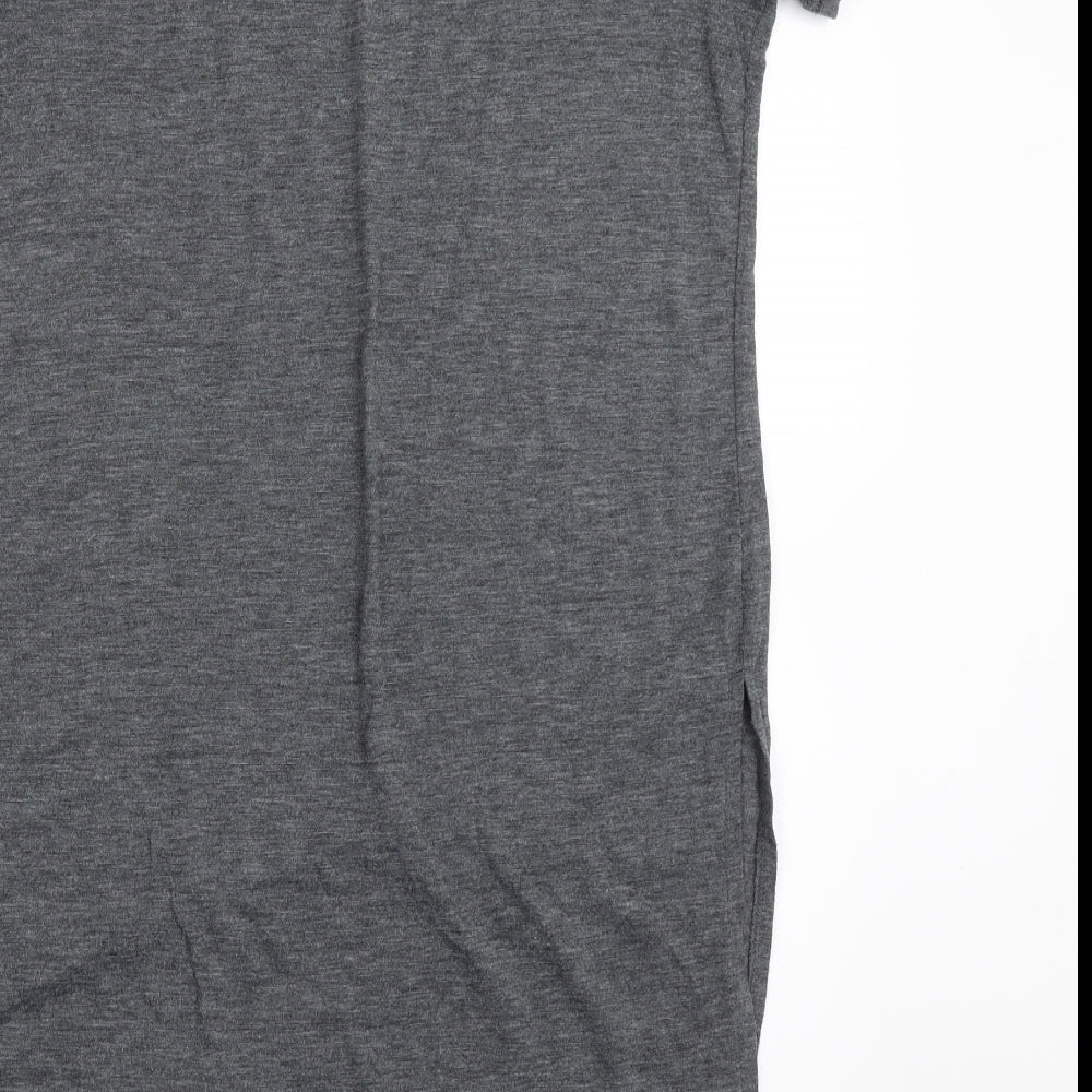 Womens UK Size 8 Atmosphere Grey Basic T-Shirt