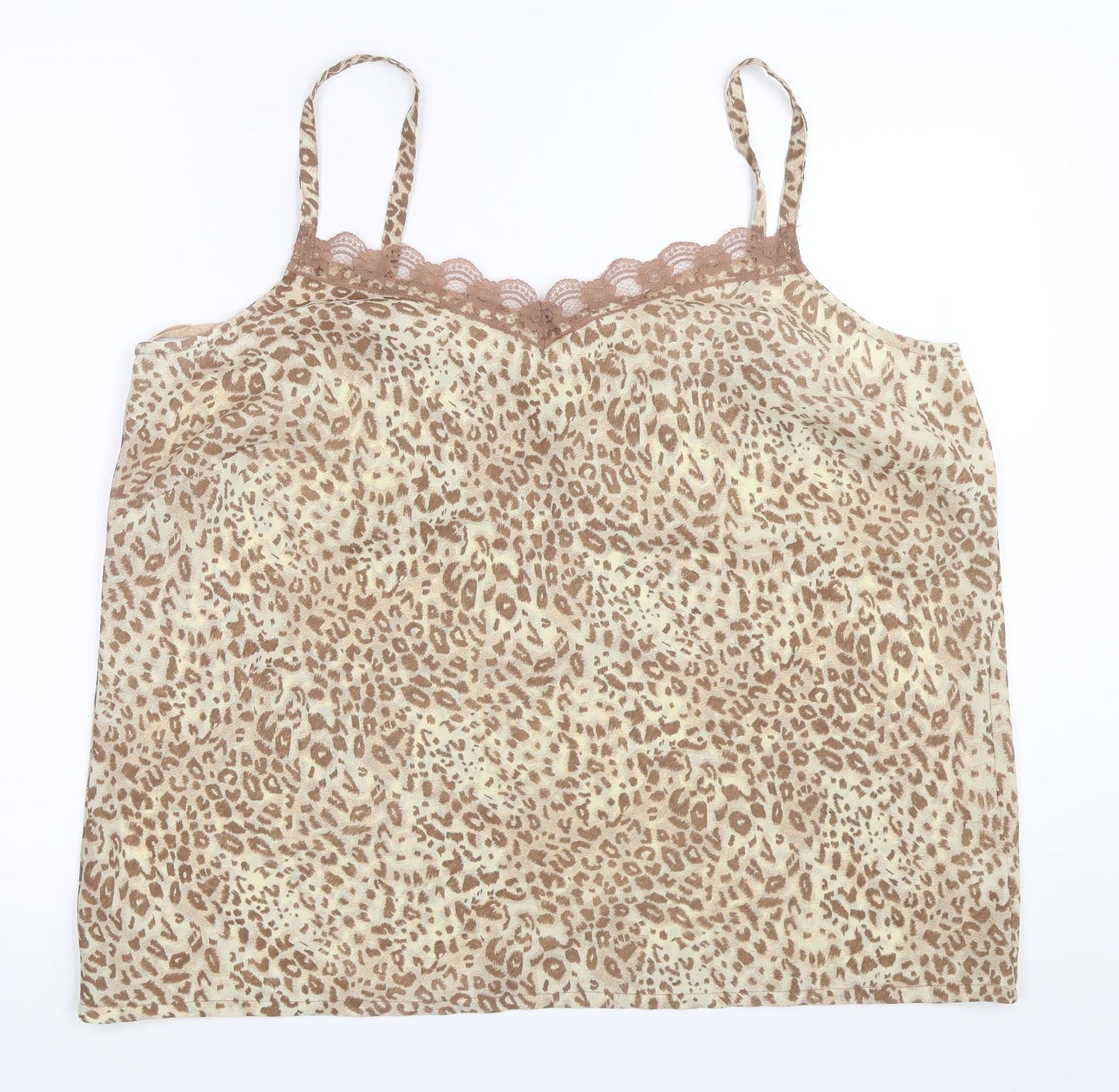 Womens UK Size 20 Agenda Beige Basic Blouse