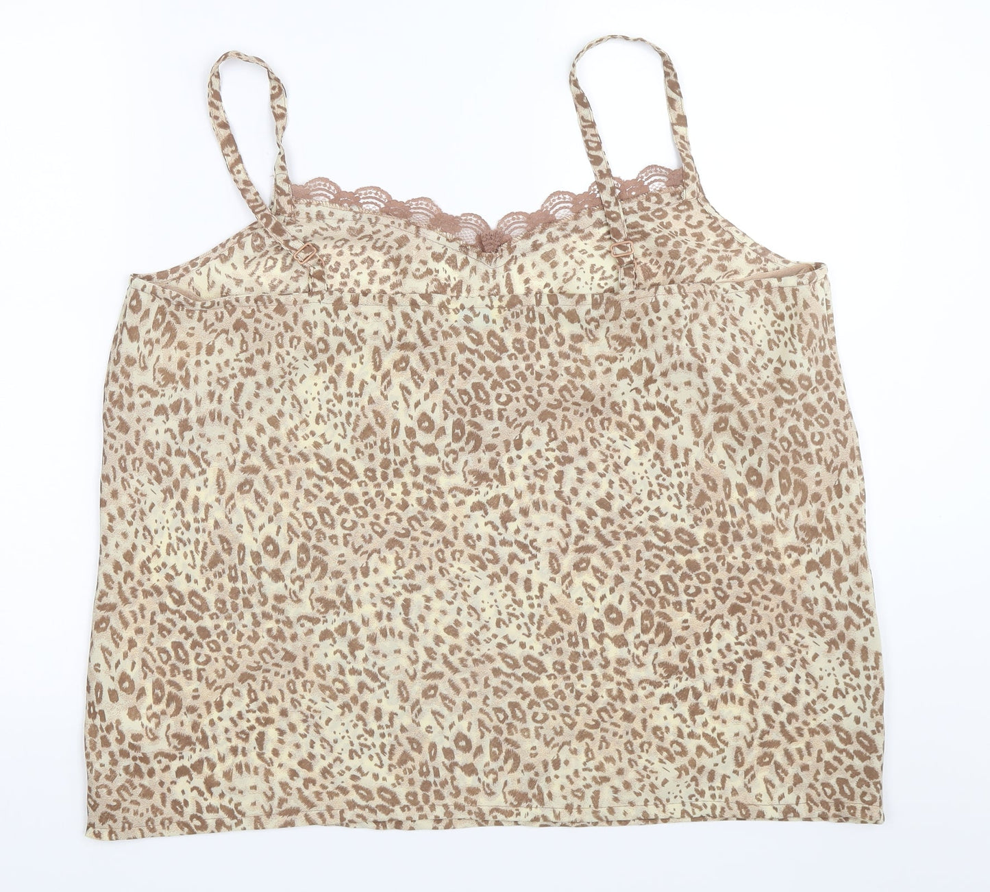 Womens UK Size 20 Agenda Beige Basic Blouse