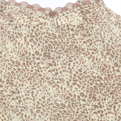 Womens UK Size 20 Agenda Beige Basic Blouse