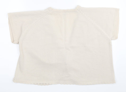 Being Casual Womens Beige   Cardigan Jumper Size 20