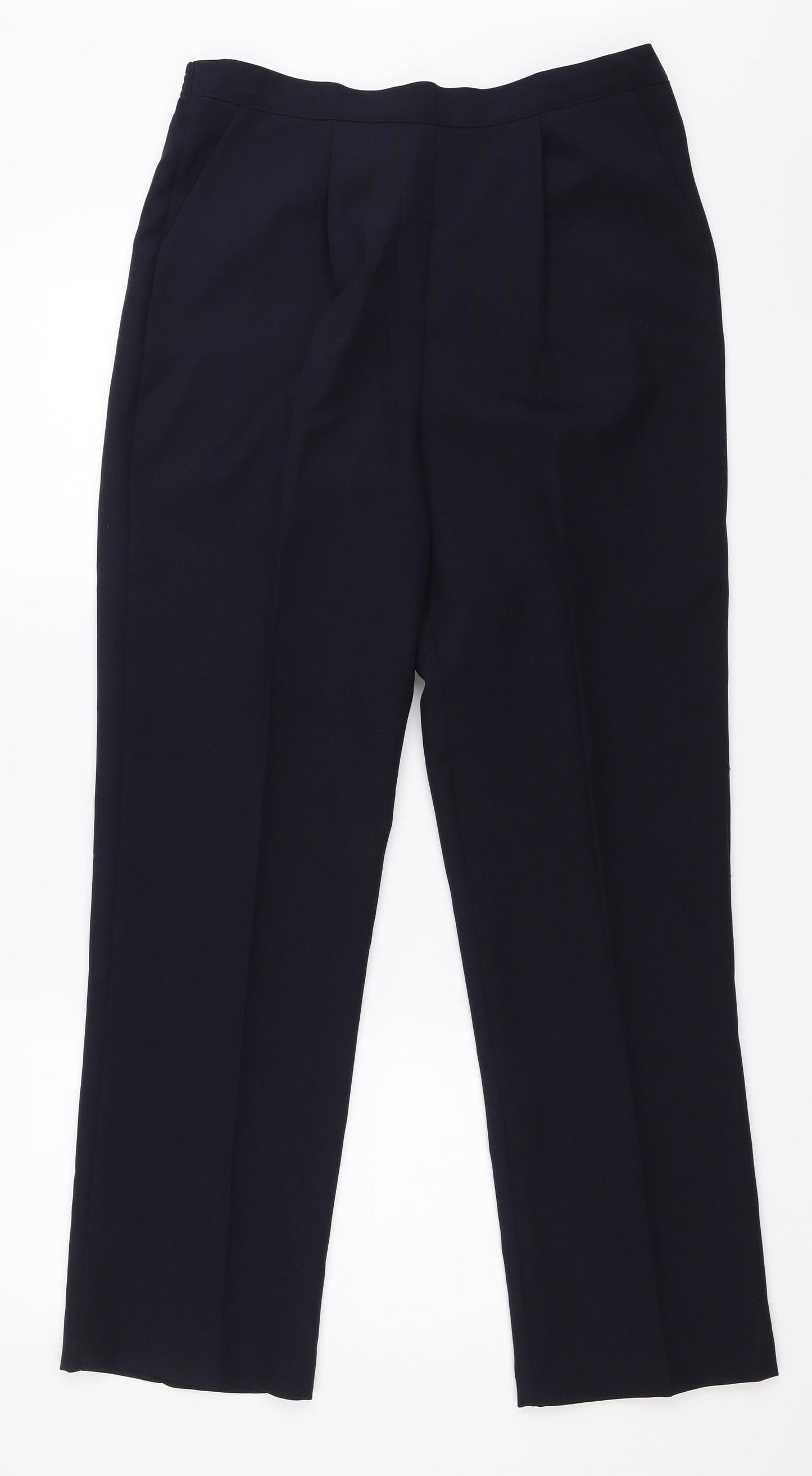 Womens UK Size 12 Bonmarché Regular Fit  Blue Trousers