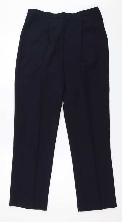 Womens UK Size 12 Bonmarché Regular Fit  Blue Trousers