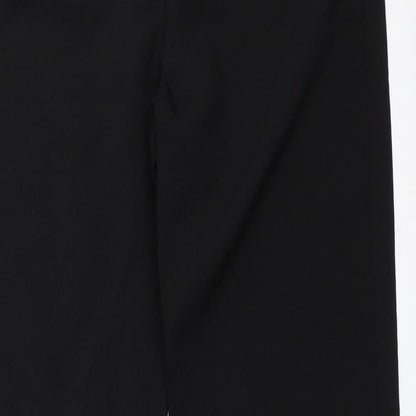Womens UK Size 10 Preworn Regular Fit  Black Trousers