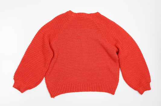 Falmer Heritage Womens Orange   Pullover Jumper Size L