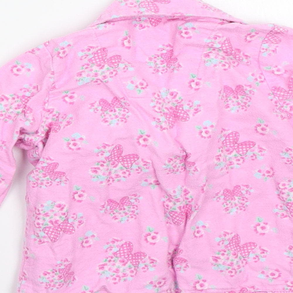 Disney Girls Pink Floral  Babydoll Pyjama Top Size 18-24 Months