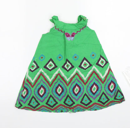 George Girls Green   A-Line  Size 18 Months