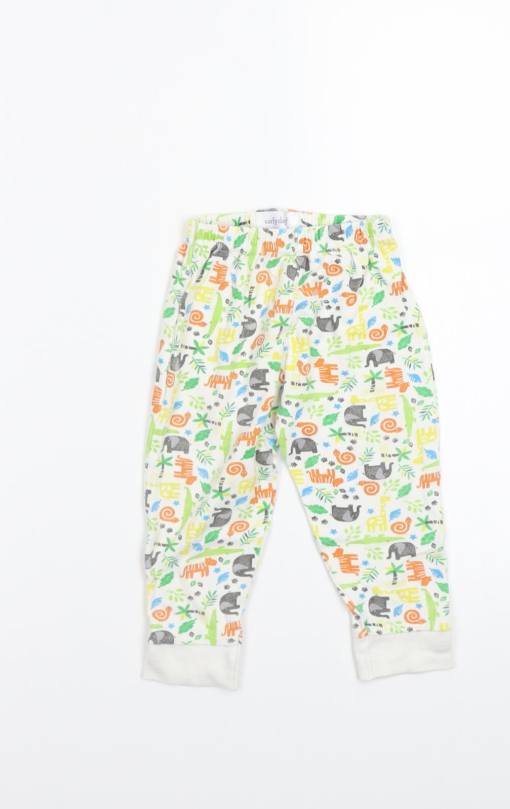 Earlu days Girls White    Pyjama Pants Size 12-18 Months