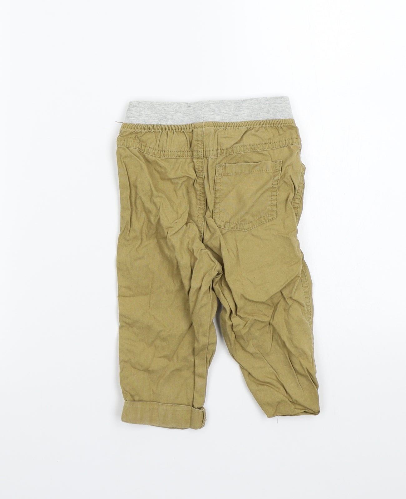 NEXT Girls Beige   Cargo Trousers Size 9-12 Months