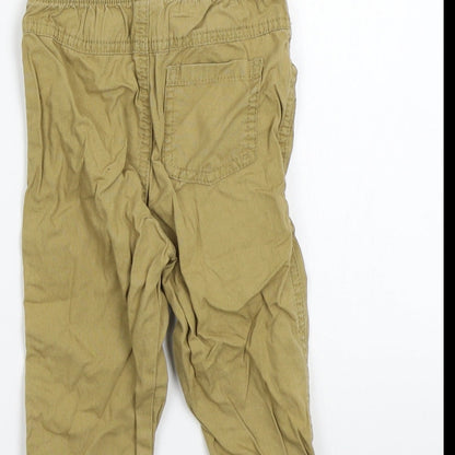 NEXT Girls Beige   Cargo Trousers Size 9-12 Months