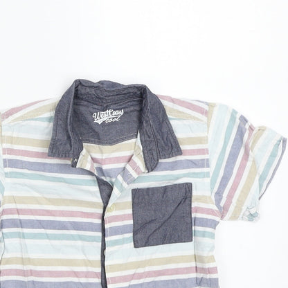 Westcoast cool Boys White Striped  Basic Button-Up Size 3-4 Years