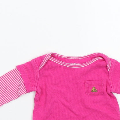Gap Girls Pink   Babygrow One-Piece Size 0-3 Months