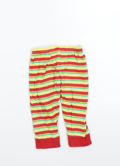 Early days Girls Red Striped  Babydoll Pyjama Pants Size 12-18 Months