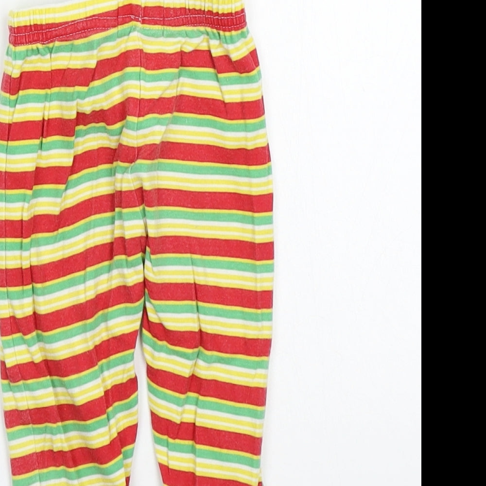 Early days Girls Red Striped  Babydoll Pyjama Pants Size 12-18 Months