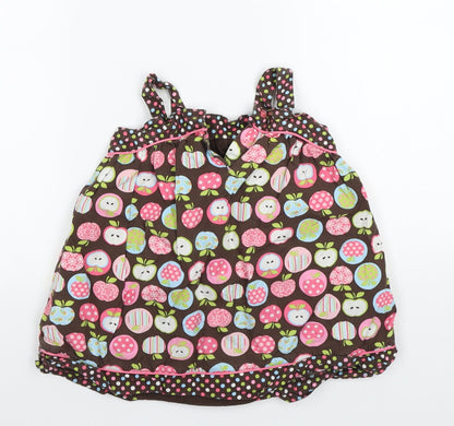 Preworn Girls Brown   A-Line  Size 24 Months