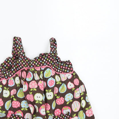 Preworn Girls Brown   A-Line  Size 24 Months