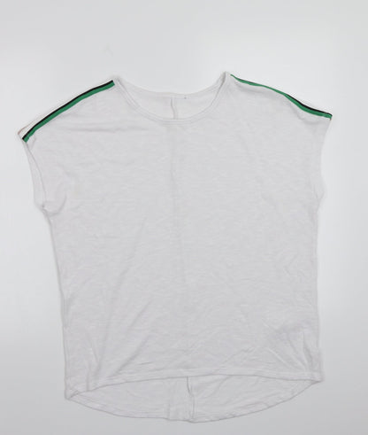 Womens UK Size S Newlook White Basic T-Shirt