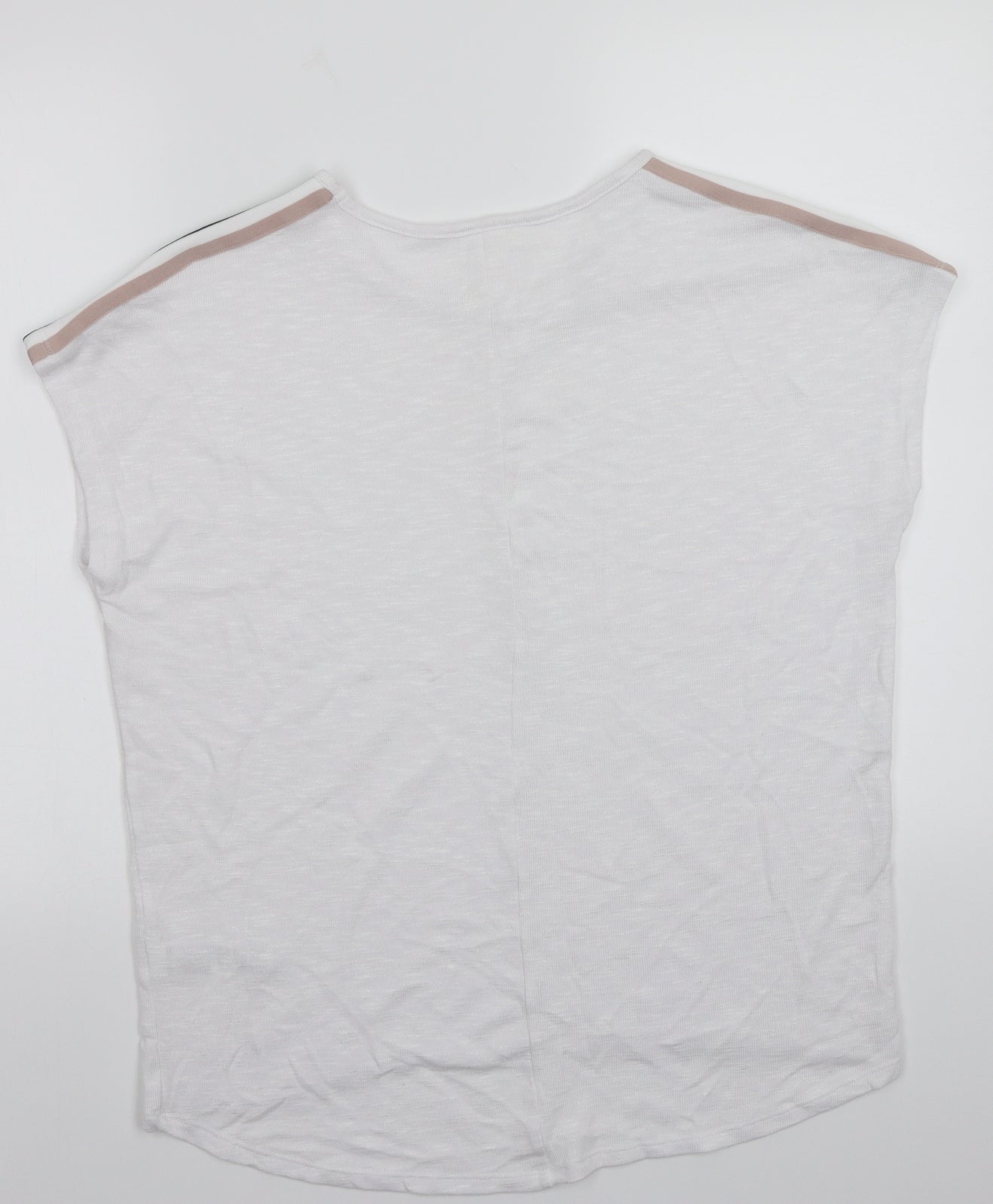 Womens UK Size S Newlook White Basic T-Shirt
