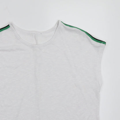 Womens UK Size S Newlook White Basic T-Shirt