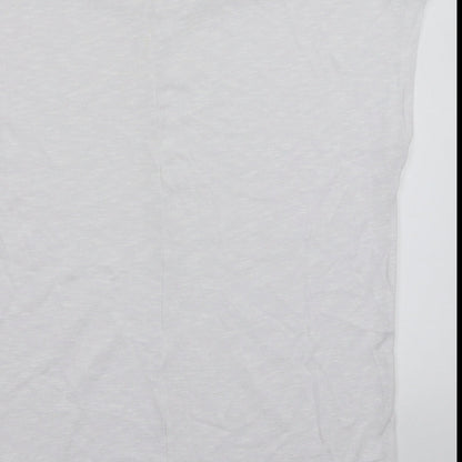 Womens UK Size S Newlook White Basic T-Shirt