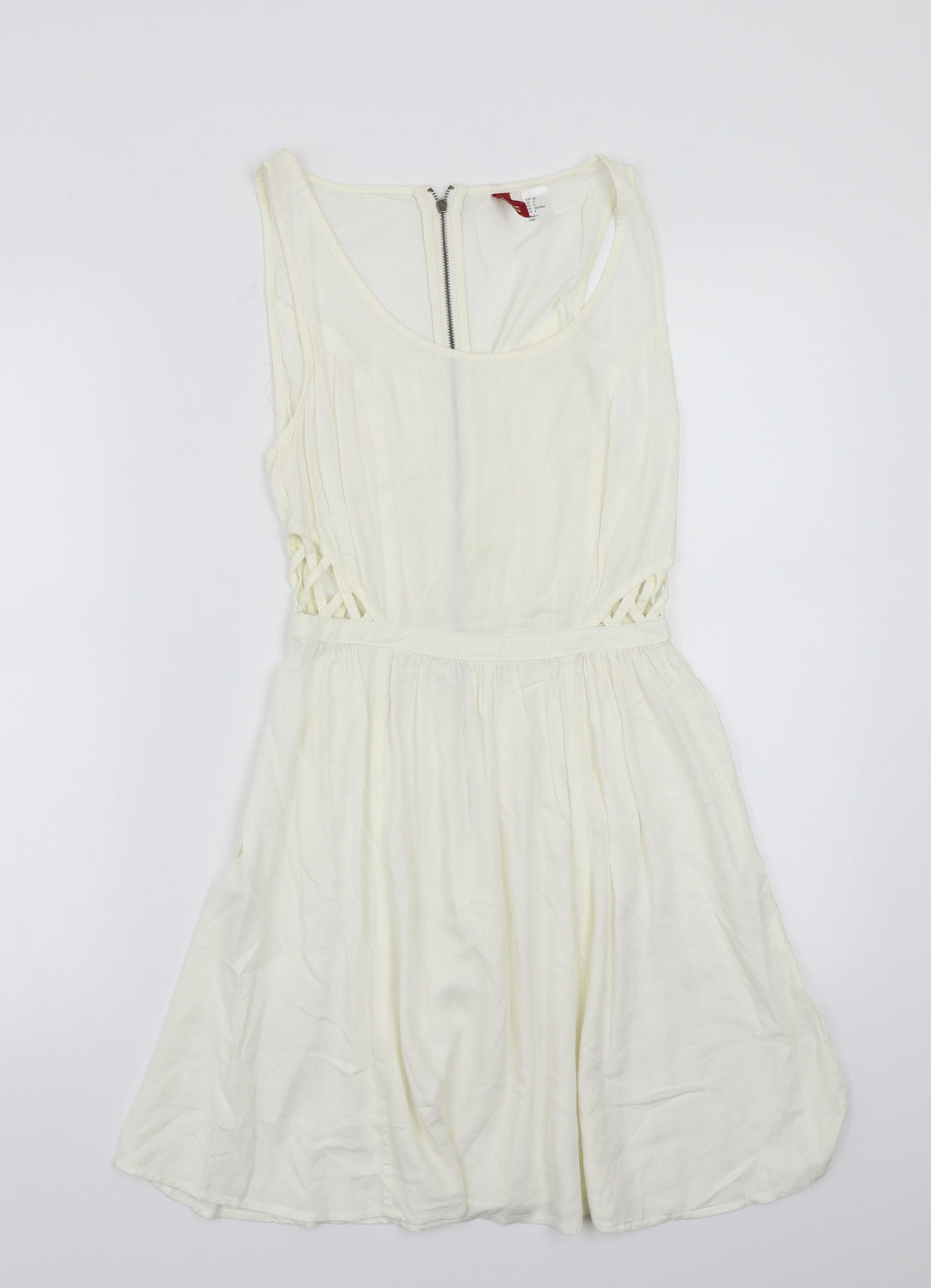 H&M Womens White   A-Line  Size 4