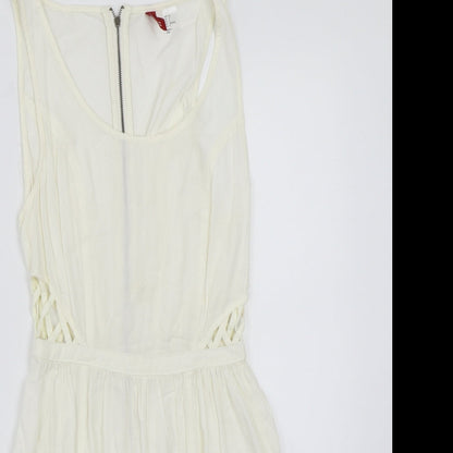H&M Womens White   A-Line  Size 4