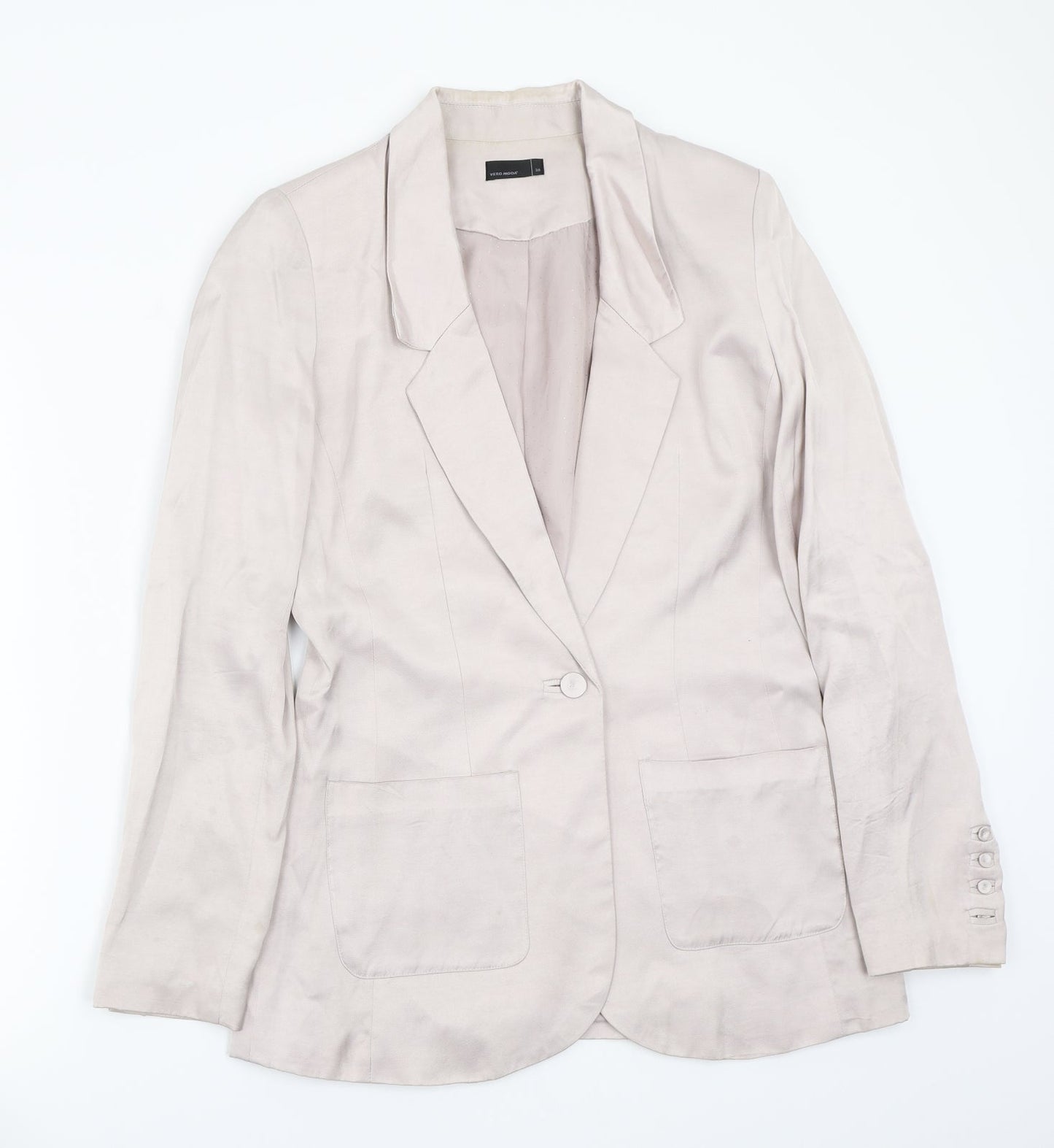 Womens UK Size 10 VERO MODA Regular Purple Suit Jacket