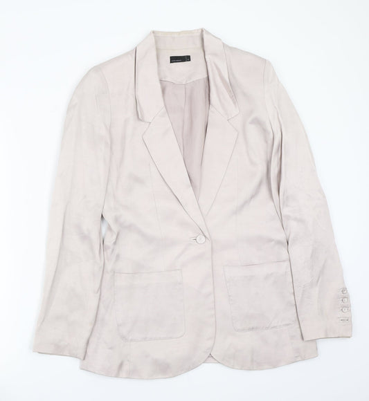 Womens UK Size 10 VERO MODA Regular Purple Suit Jacket