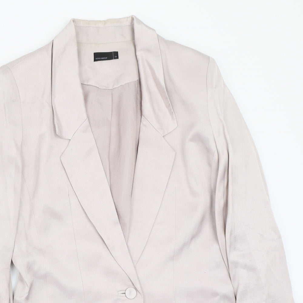 Womens UK Size 10 VERO MODA Regular Purple Suit Jacket
