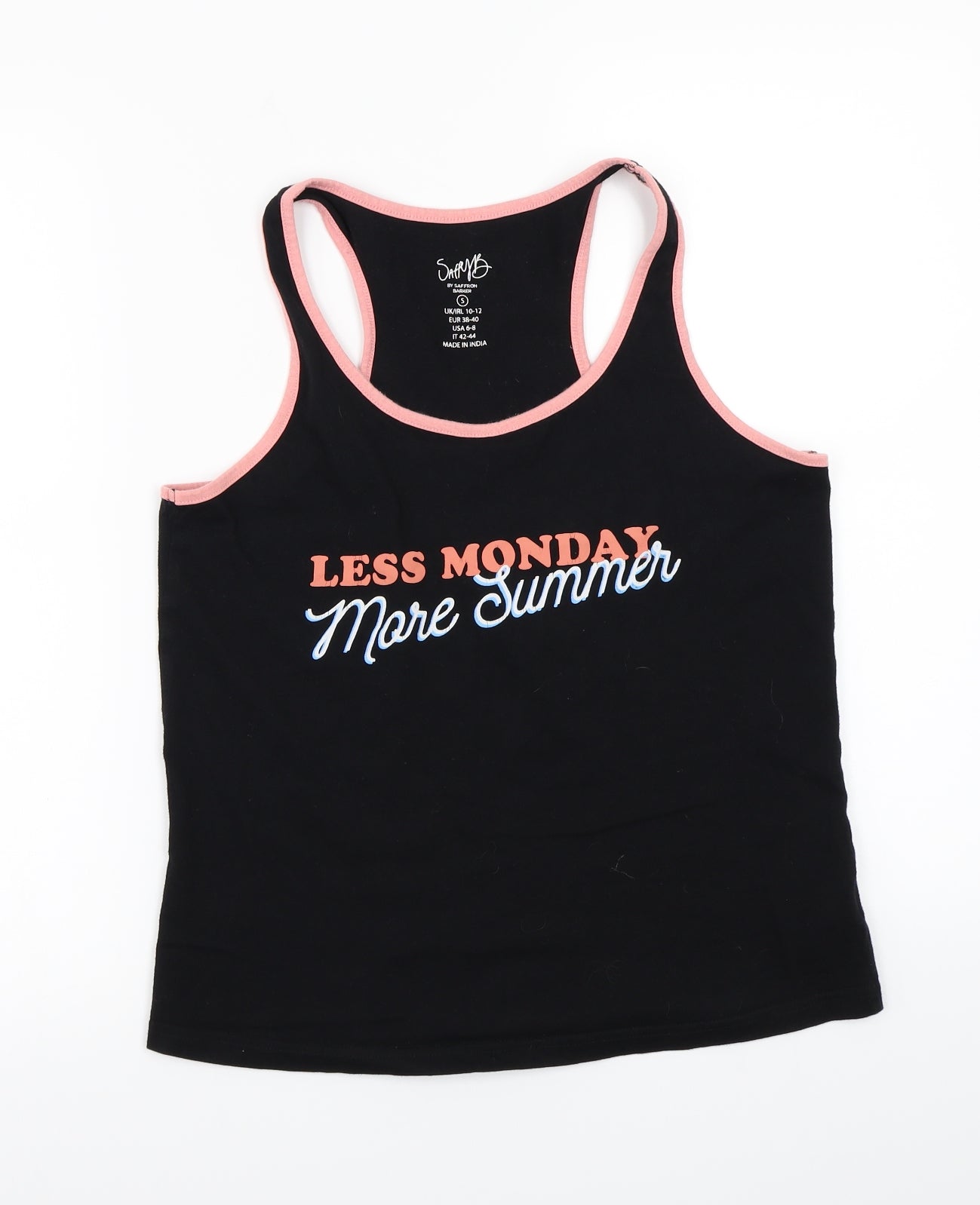 Sappy  Womens Black   Basic Tank Size S