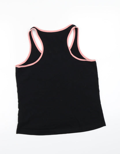 Sappy  Womens Black   Basic Tank Size S