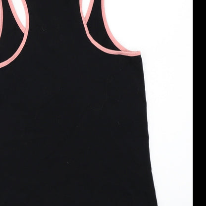 Sappy  Womens Black   Basic Tank Size S