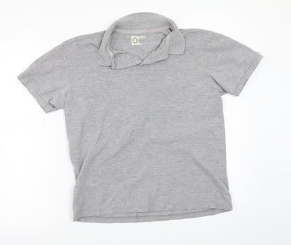 Piquepolo Boys Grey  Rayon Basic Polo Size M