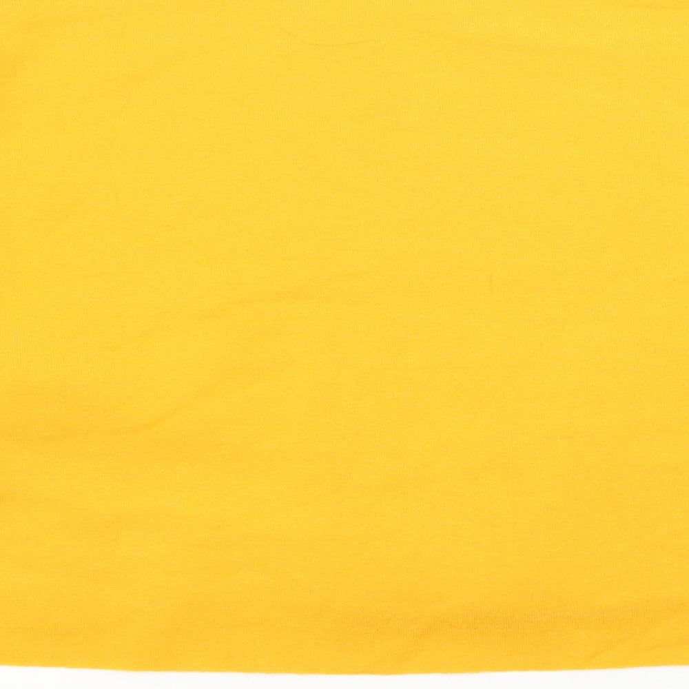 Primark Womens Yellow  Jersey Pullover Sweatshirt Size 10