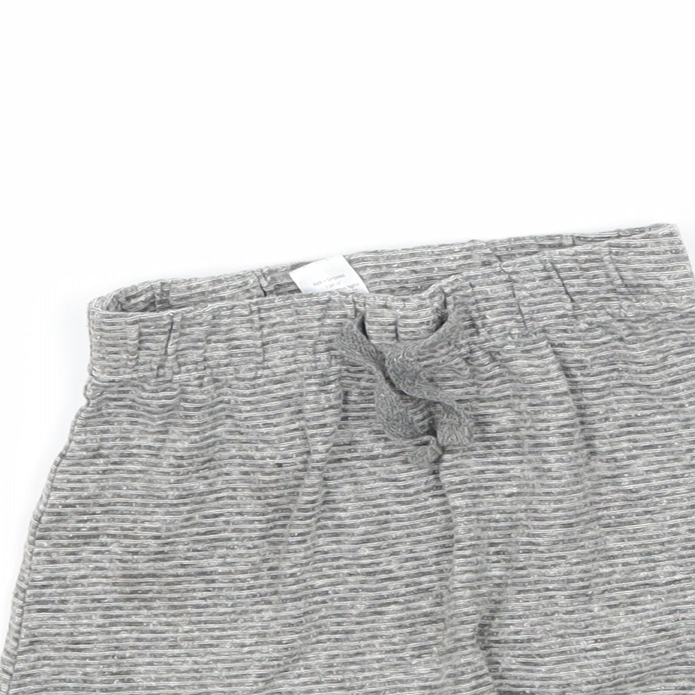 George Baby Grey Striped Jersey Capri Pyjama Pants Size 12-18 Months