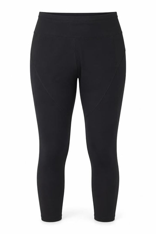 WorkOut Womens Black  Jersey Capri Leggings Size 10 L26 in