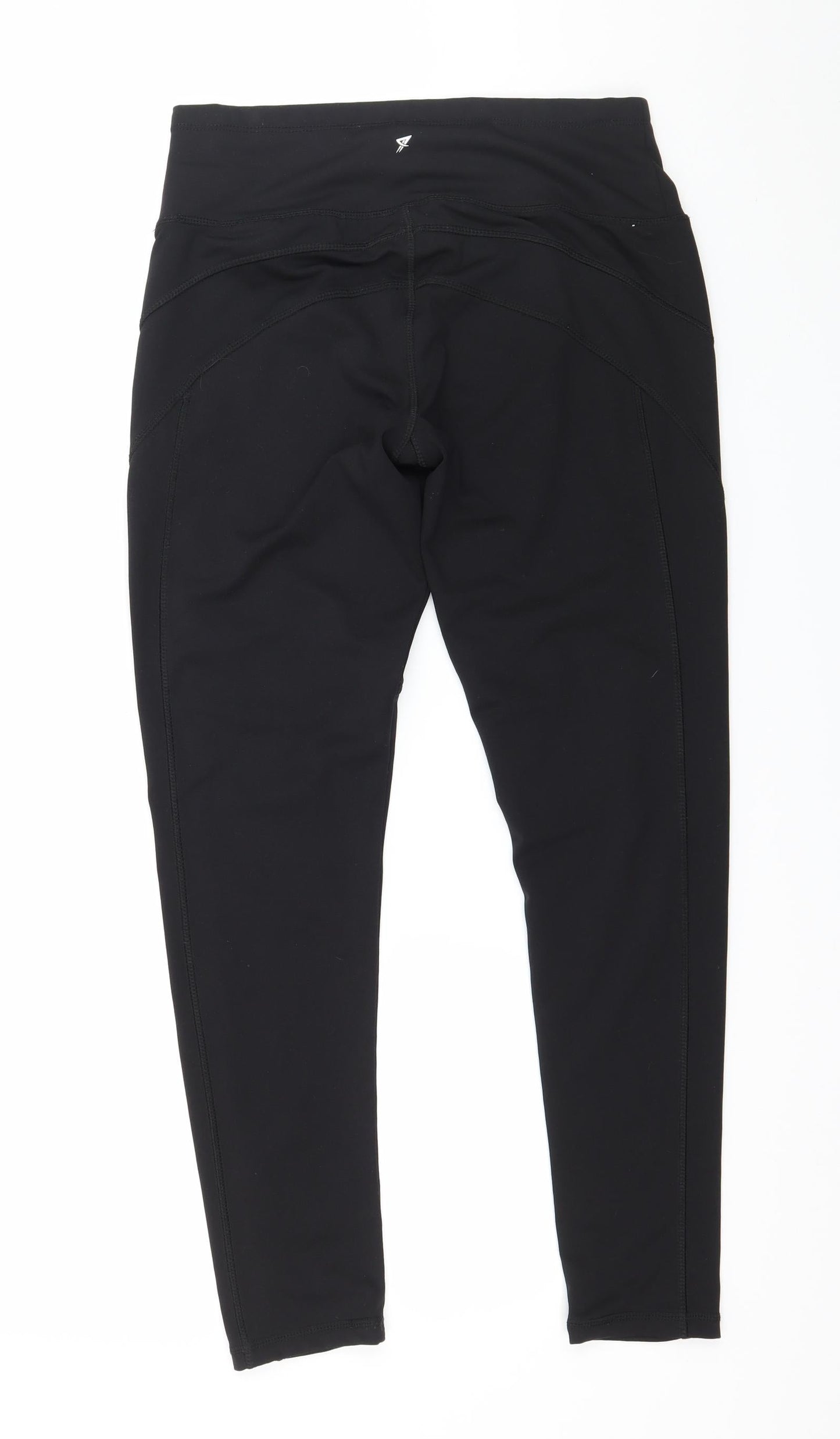 Womens UK Size 10 WORKOUT  Capri Black Leggings