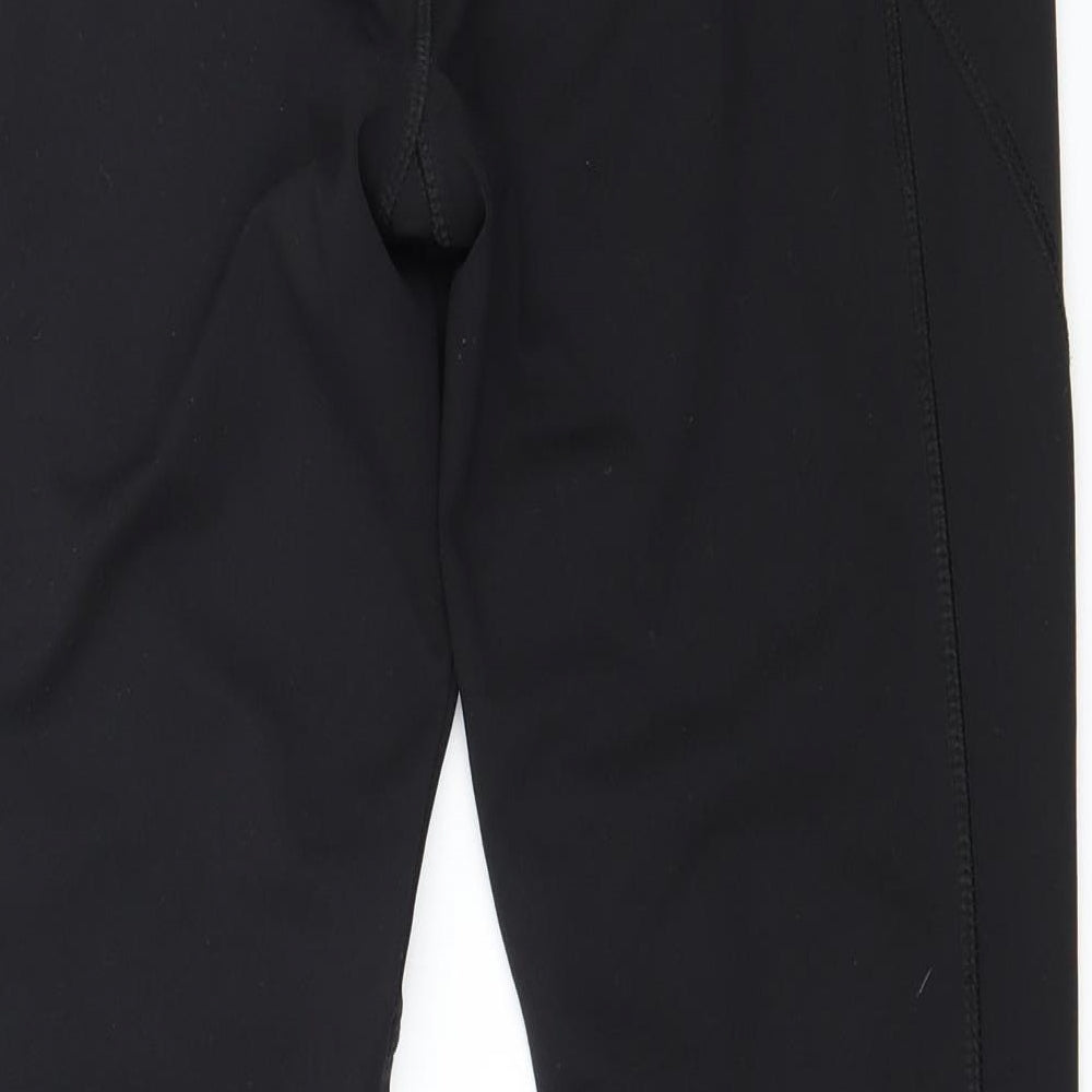 Womens UK Size 10 WORKOUT  Capri Black Leggings